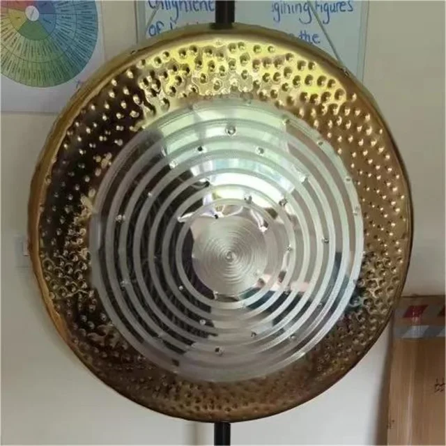 Arborea ฆ้องรักษาเสียง-ฆ้องทำจากนิกเกิลผสมกระจก18 "-36" พร้อมค้อนไม้อุปกรณ์อาบน้ำที่ดีที่สุดสำหรับโยคะ 1