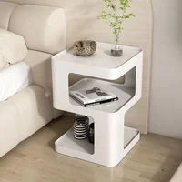 petite armoire de chevet, table basse moderne luxueuse et simple, quelques côtés, salon créatif nordique, quelques coins. 3