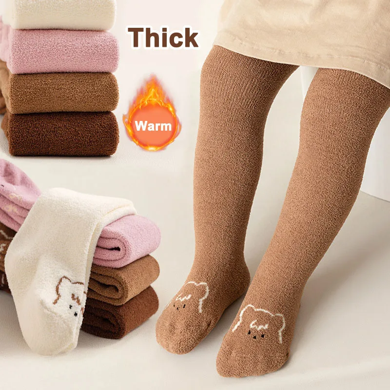 1 Pcs Girls Pantyhose Thick Warm Long Socks