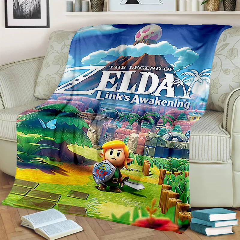 

HD Z-Zelda2 Link Game Gamer Blanket,Soft Throw Blanket for Home Bedroom Bed Sofa Picnic Travel Office Rest Cover Blanket Kids 3D