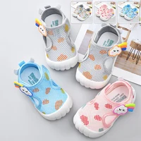 2024 Summer Baby Mesh Sandals Outdoor Walking Shoes Breathable Non-slip Soft Sole Walking Shoes for Kids Boys Girls Baby 1-3year 1