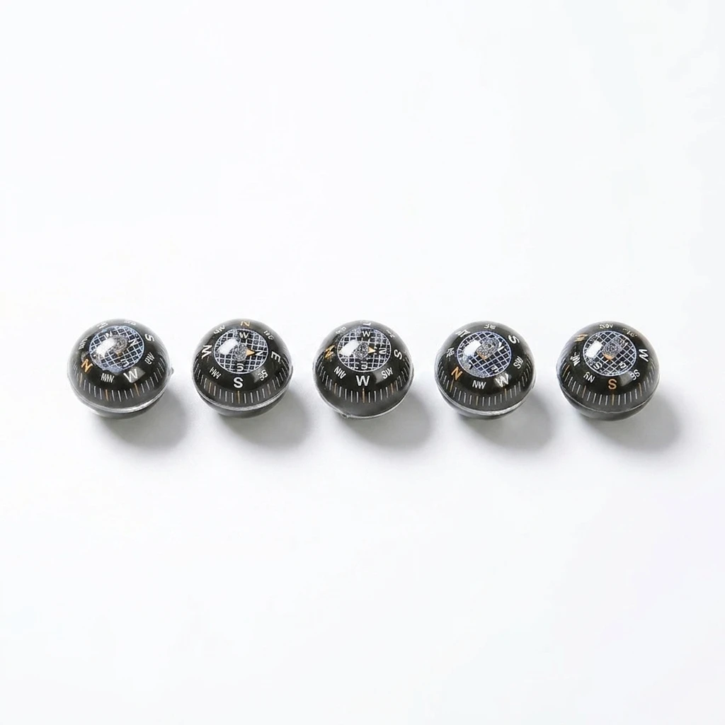 20mm 검정색 플라스틱-나침반 공 야외 활동을 위한 휴대용 탐색 도구