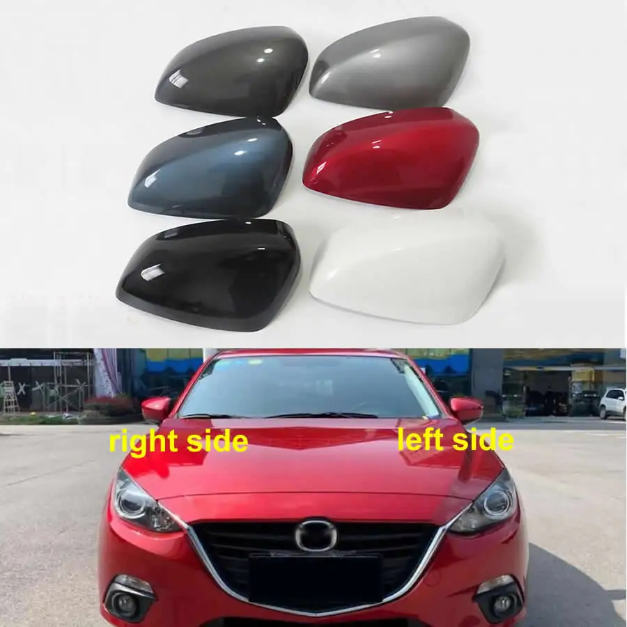 For Mazda 3 Axela 2014 2015 2016 Replace Outer Rearview Mirrors Cover Side Rear View Mirror