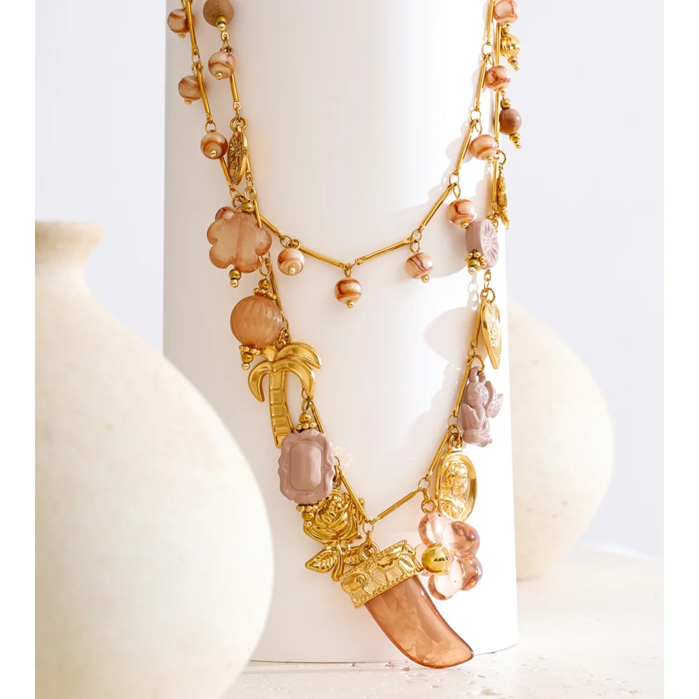 Yhpup 2026 Double-Layer Chain Necklace