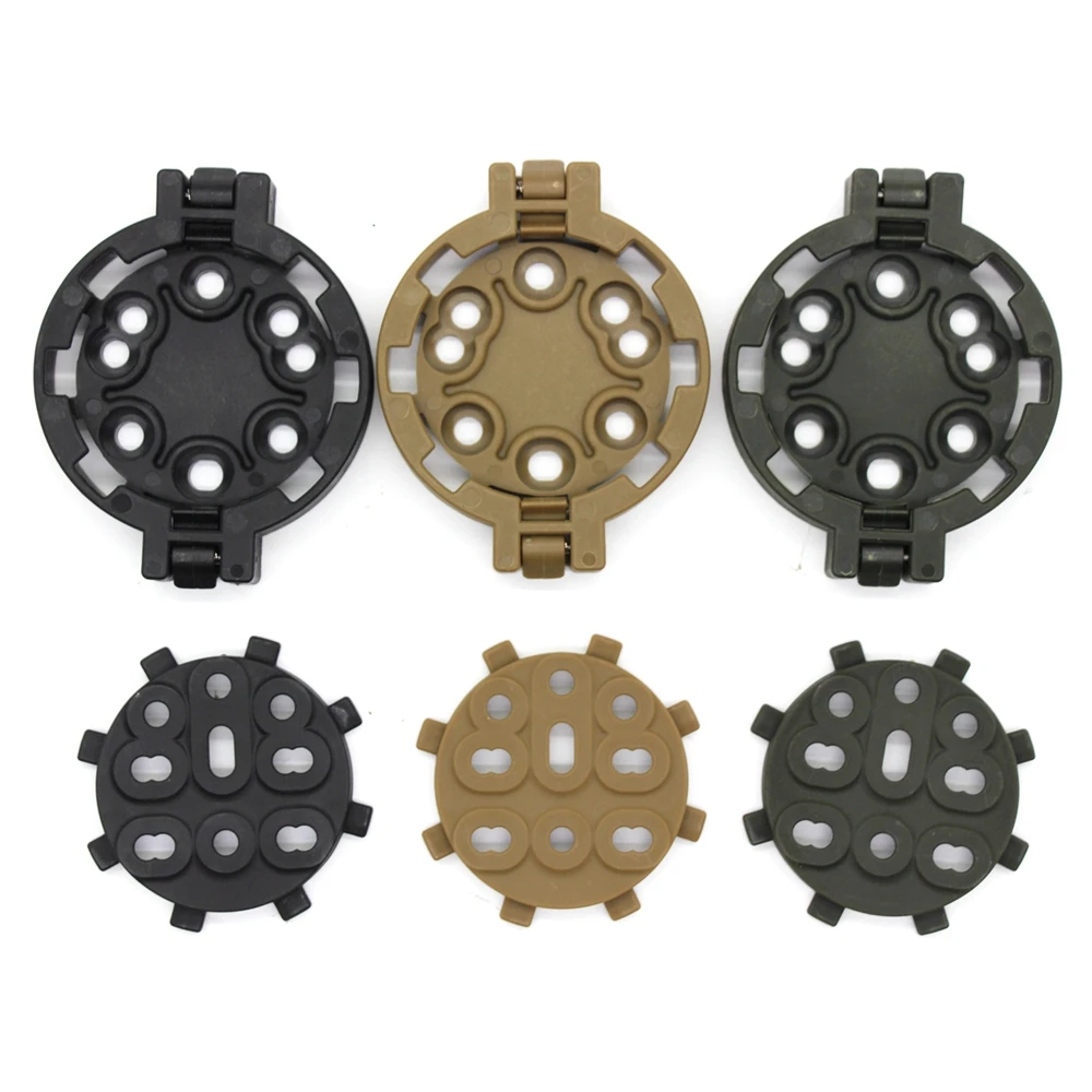 Gun Holster Molle Quick Disconnect Kit Hunting Pistol Holster Adapter 360 Degree Angles Platform Adapter for Glock 17 19 22 23 4