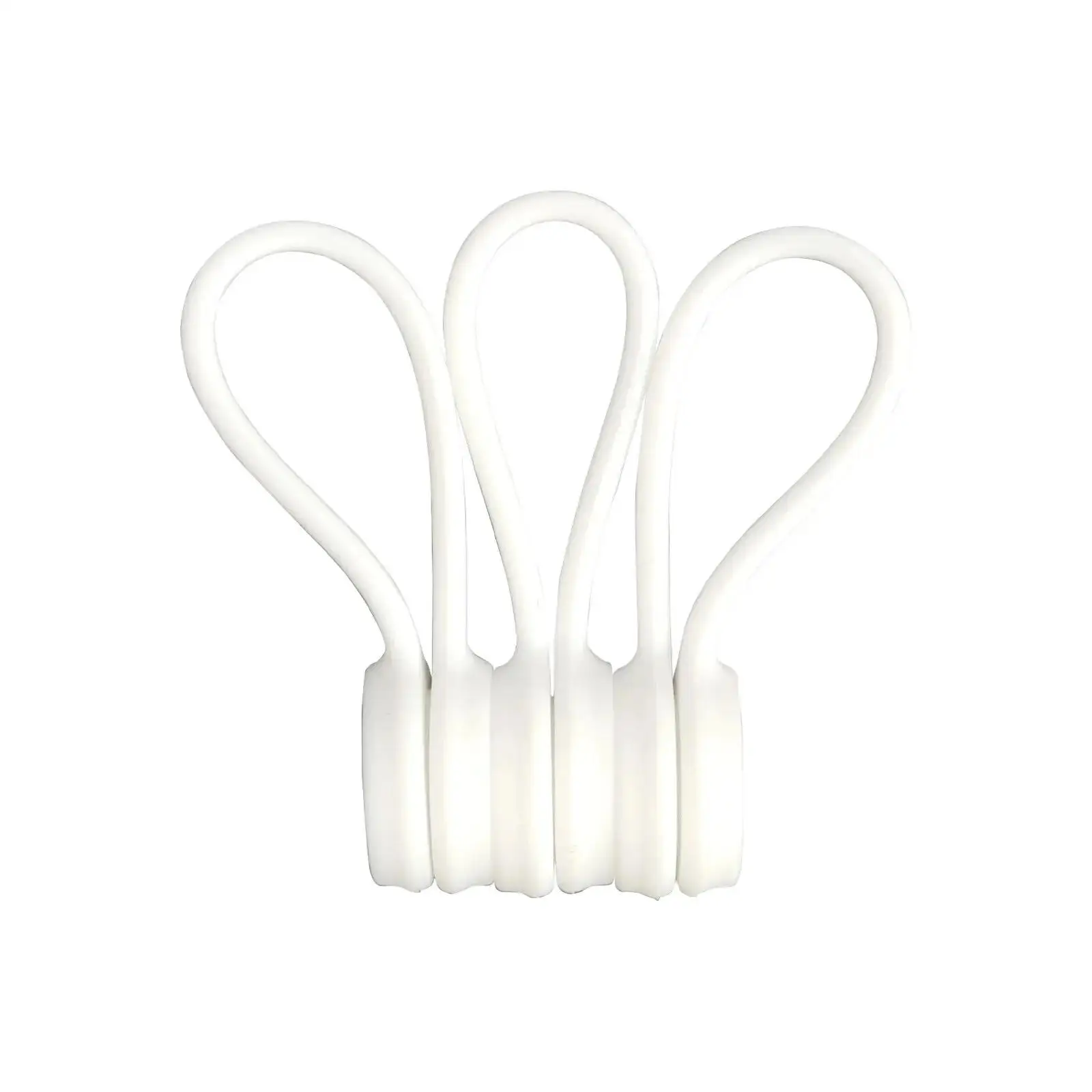 Colorful Reusable Twist Silicone Ties with Strong Magnet for Bundling and Organizing Cables Headphone Cables USB Charging Cords