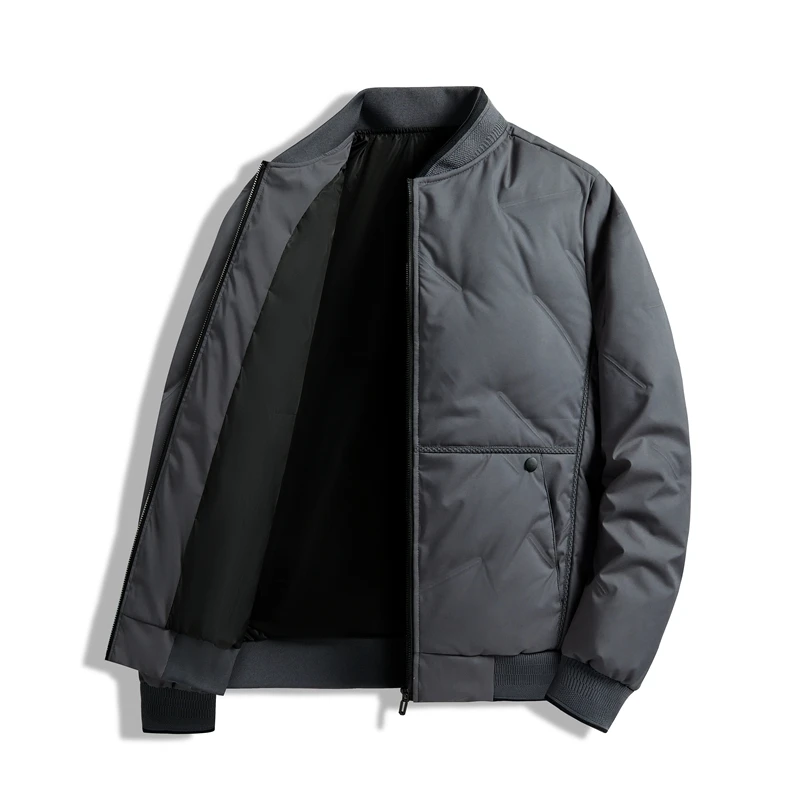 Down Jacket Men's Winter Baseball Collar Business Leisure Sports Warm Top