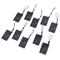 Pack of 10 Encrypted 13.56MHz Smart Cards for Secure Access Systems (Black 10pcs)