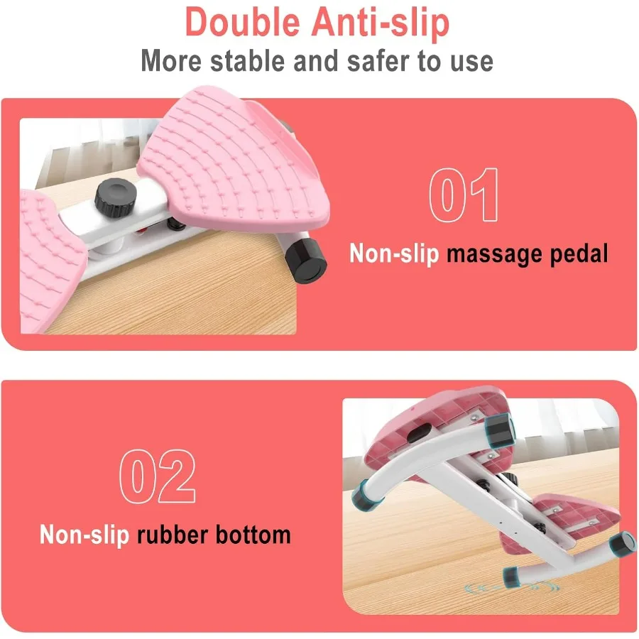 Waist Twister Ab Machine with 300 lbs Weight Capacity Anti-slip twist board Noiseless Home Gym Exercise Equipment for Women Men