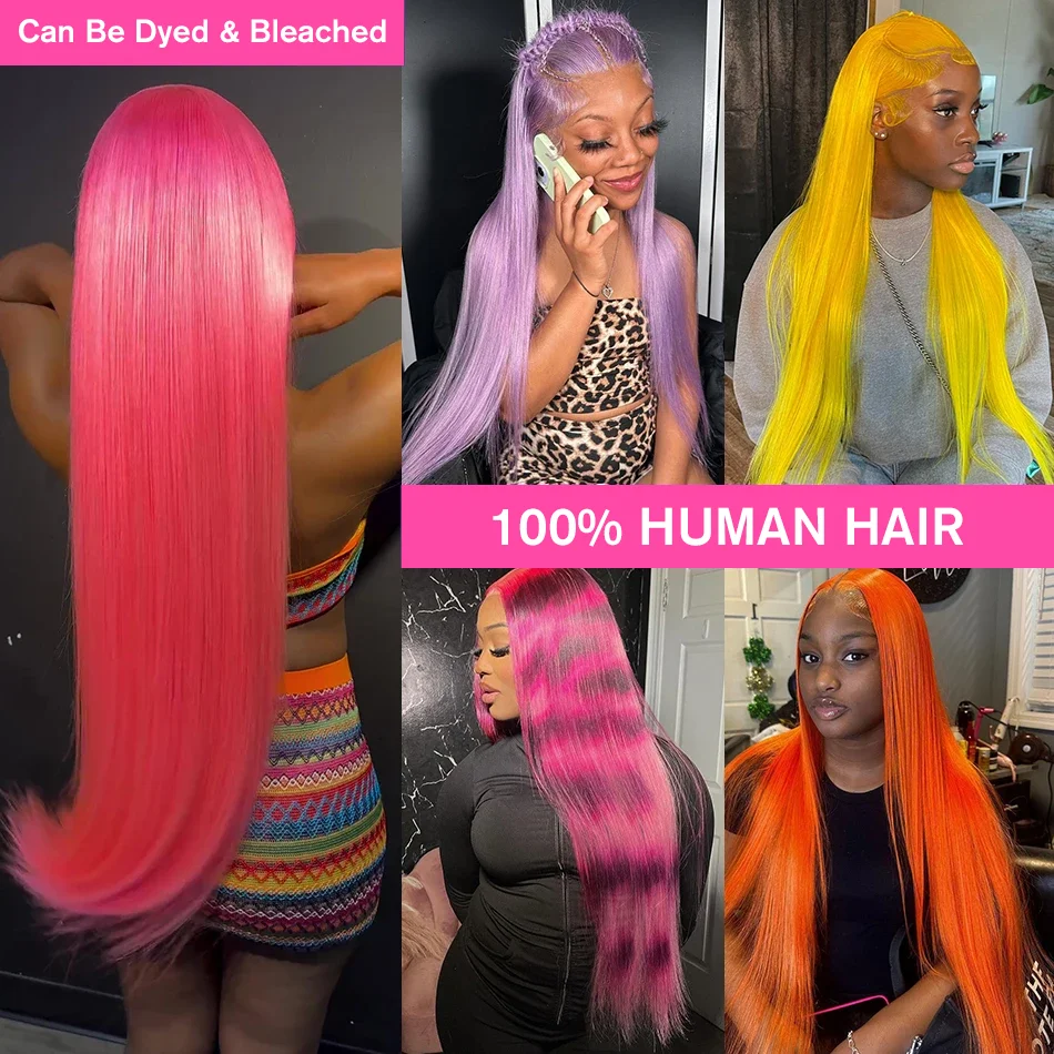 13x6 HD Transparent 613 Blonde Lace Frontal Wig 100% Human Hair Bone Straight Wear go Glueless 6x4 HD Lace Front Human Hair Wigs human hair wig