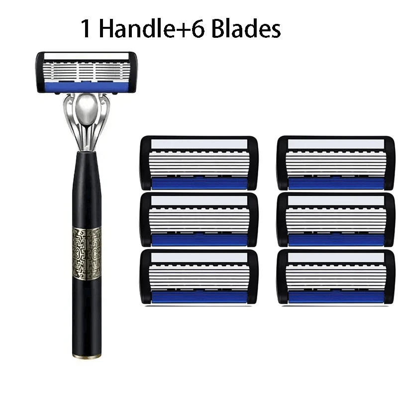 1 handle 6 blades