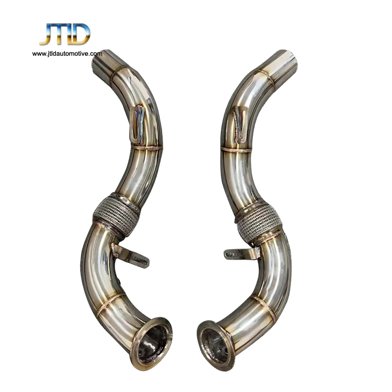 

JTLD High Flow Performance Stainless Steel Catless Exhaust System For BMW F85 X5M F86 X6M X5 X6 Downpipe