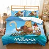 Moana Ocean Adventure Love Child Duvet Cover Set HD Comforter Cover for Kids Bedding Sets Bedclothes Bedroom Decor 4