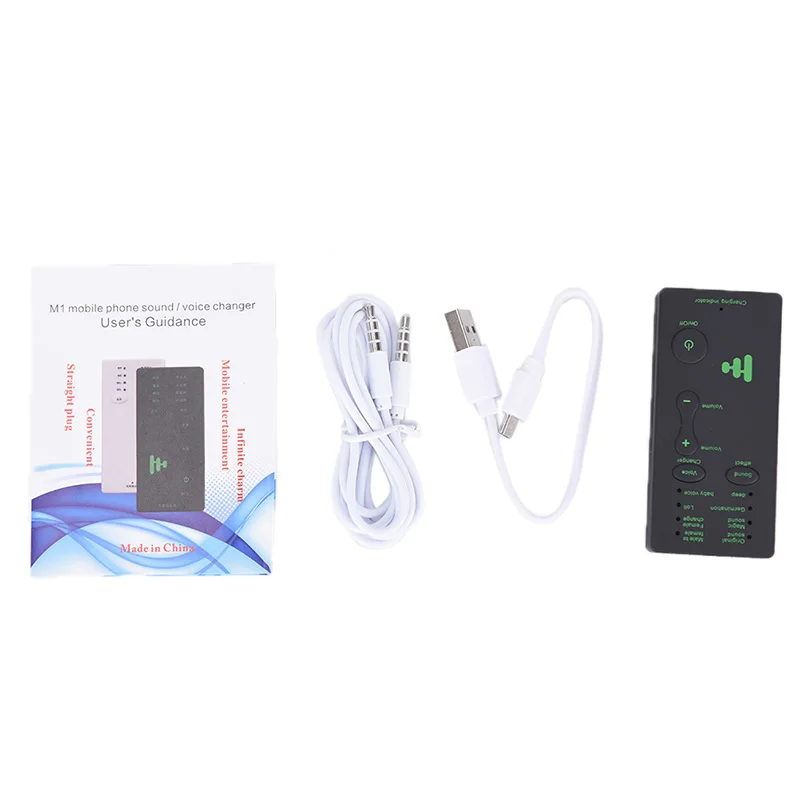 Voice Changer Device For Kids Phone/Computer/Laptop/Tablets 7 Different Sound Changes Portable Voice Amplifiers voice changer sound card