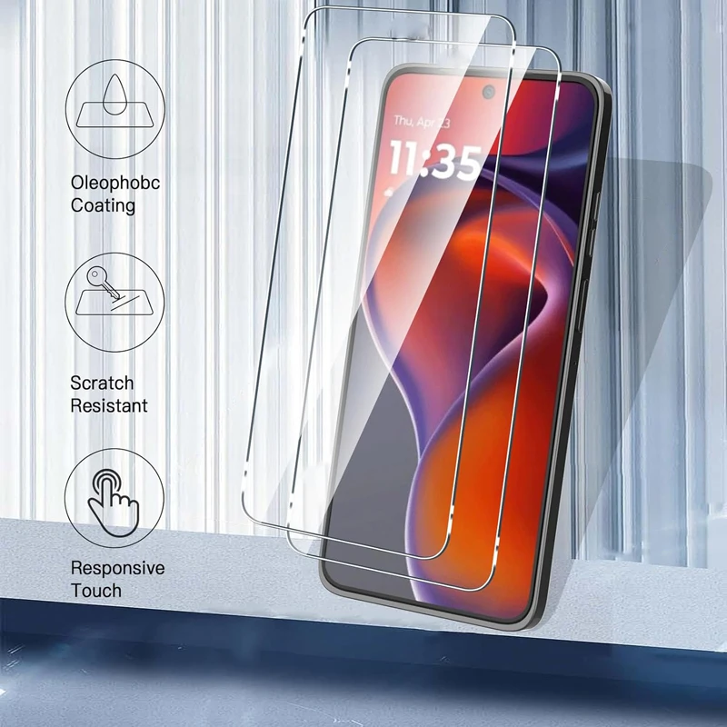 4PCS Premium Tempered Glass Screen Protector Set