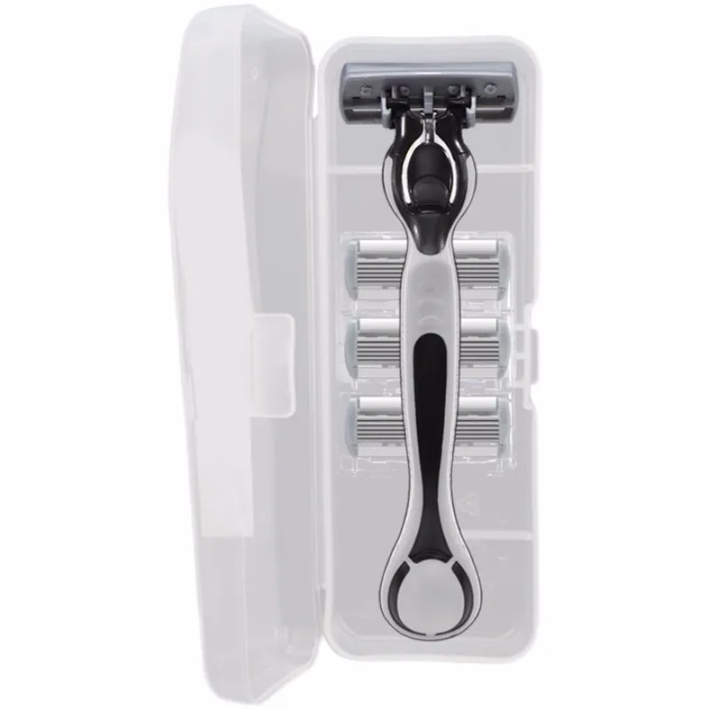 Safety Razor 6-Layer Blades Fusion 6 Proglide Straight for Men Shaving Manual Machine Shave Beard Shavette manual shaving,razor blade,razor blades,safety razor,manual shaver,razor shaver