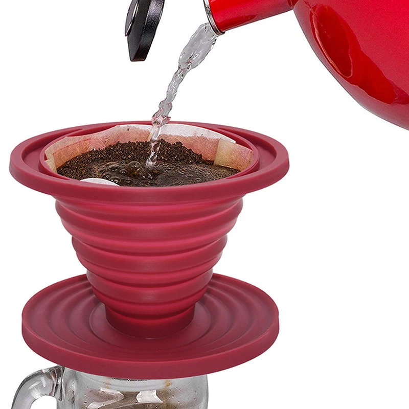 Silicone Coffee Dripper Filter Silicone Coffee Brew Making Coffee