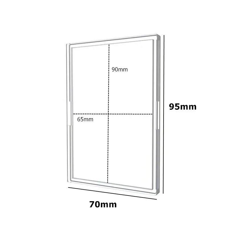 Card Holder Acrylic Sleeves 10Pcs