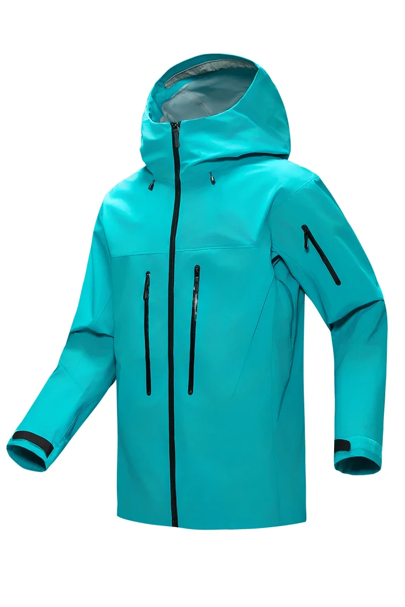 2026 New Storm Jacket Outdoor Sports Camping Mountaineering Fashion Men's Windproof British Wind Hooded Simple Storm Jacket