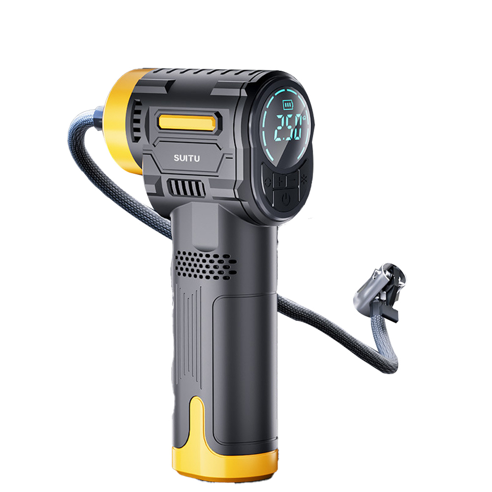 Portable wireless car air pump 150PSI rapid inflation LED lighting car/motorcycle/ball universal