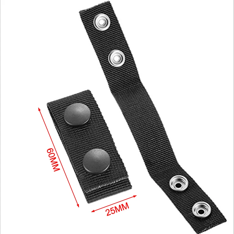 Tactical Belt Buckle Heavy Duty Belt Keeper Portable Webbing Strap Tactical belt loop nylon belt