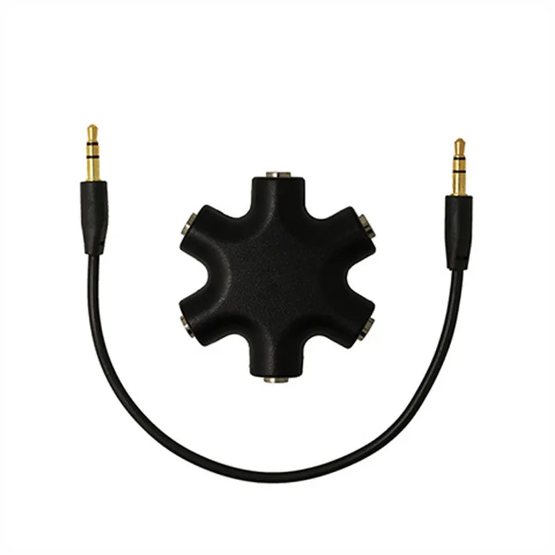 5-Way 3.5mm Audio Splitter Cable