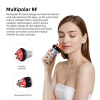 AOKO 4 en 1 Machine de Massage sous vide par Cavitation ultrasonique Anti-cellulite façonnage du corps Lifting du visage raffermissement de la peau dispositif de beauté 3