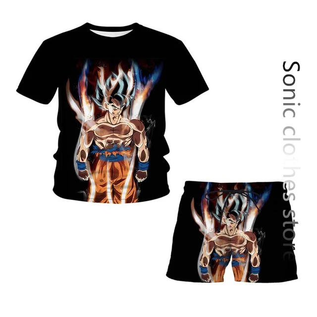 Camiseta Masculina Dragon Ball Goku Criança Fanart Ref:807 - smoke