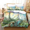 3d Print Anime Game My Time at Sandrock Bedding Set Single Twin Full Queen King Size Bed Set Adult Kid Bedroom Duvet cover Sets 2