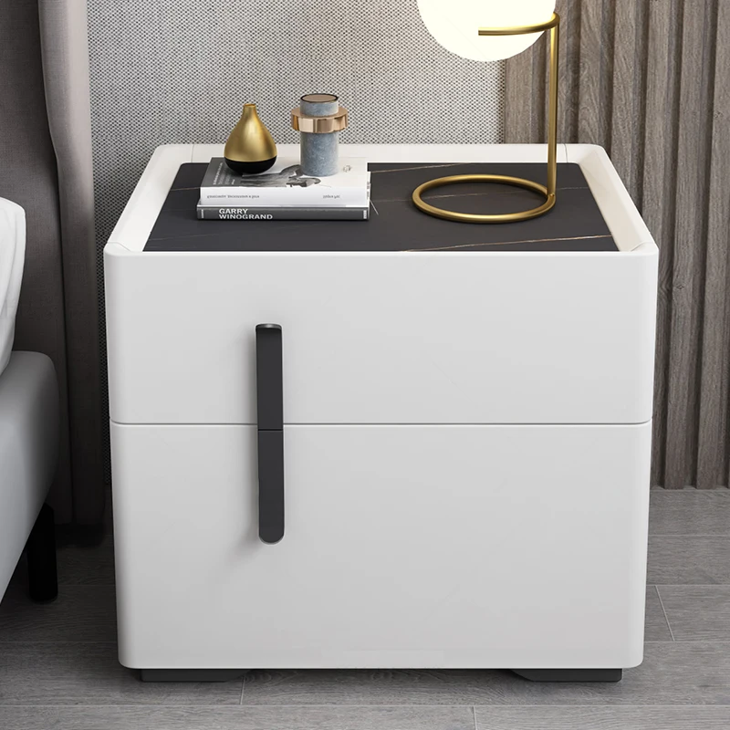 

Drawers Night Stand Mesa Lateral Mobile Laden Storage Smart Bedside Table Headboards Mesita De Noche Dormitorio Hogar Furniture