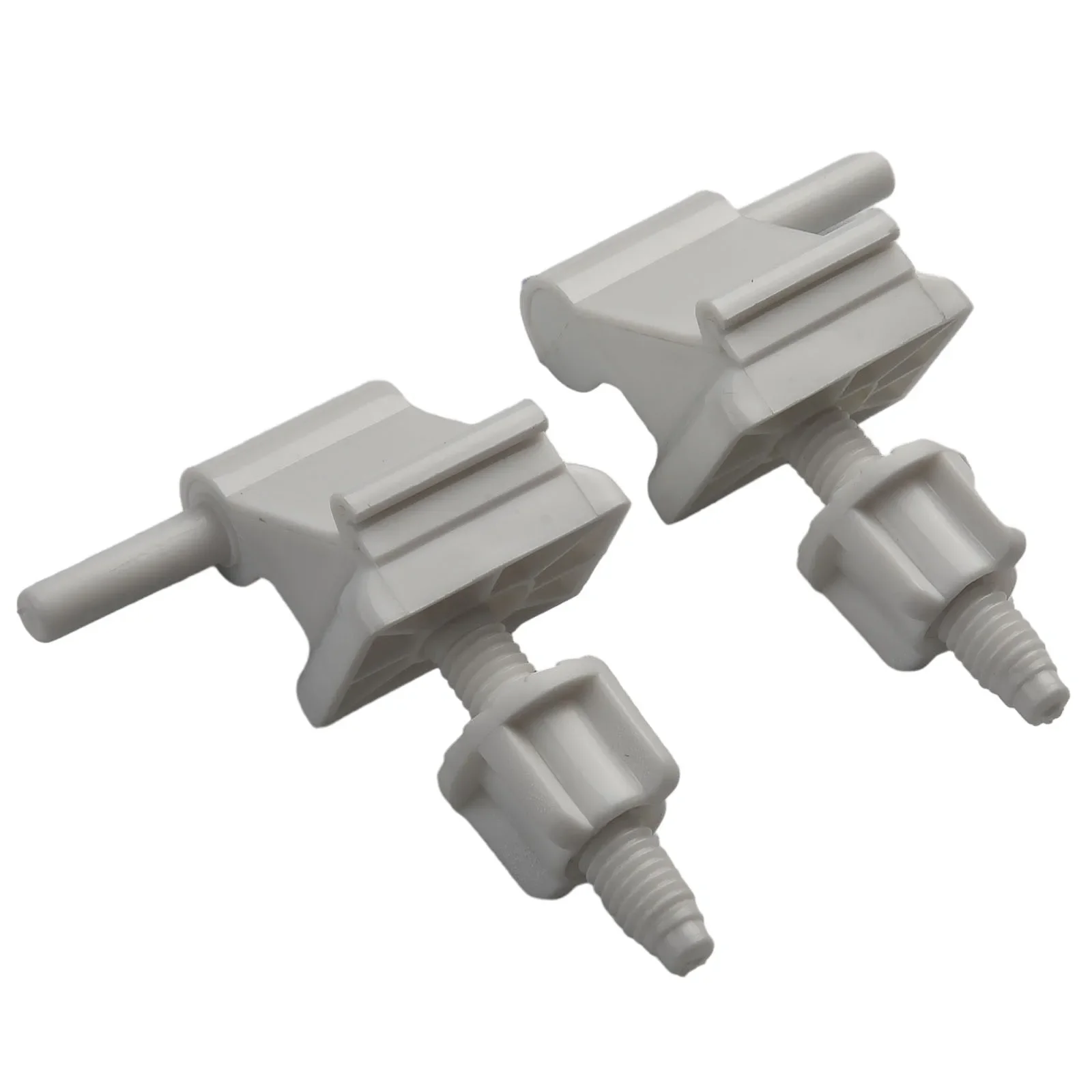 Toilet Seat Accessories Toilet Hinge Replacement Plastic Toilet Seat Hinge Bolts Screw Toilet Lid Hinge Mounting Fittings Bathroom Hardware Replacement Parts