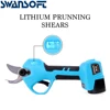 16.8V Cordless Electric Pruning Shears With 2PC Battery 28MM Max Cutting Efficient Fruit Tree Branch Cutter Secateur Garden Tool 2