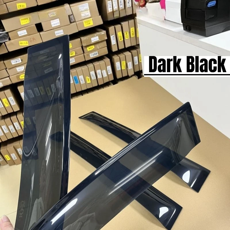 Exquisite 4pcs Car Wind Deflectors, For Mercedes GLC 260 280 300 20 2019 Auto Zijruit Vizier Zon Regenbescherming Schaduw Beschermer Afdekking Auto Zijruit