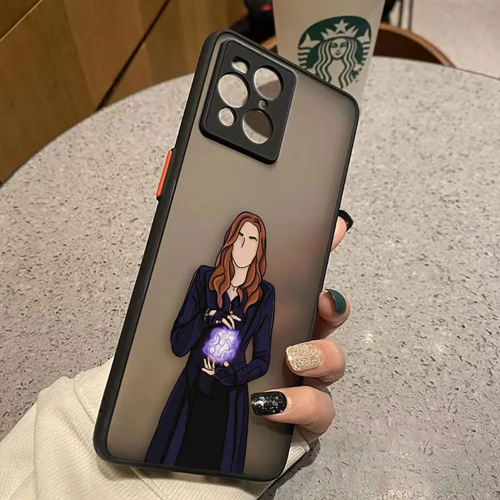 Funda mate para OPPO Realme 10 9 9I 8 8I 7 7I 6 5 FIND X3 X4 PRO 4G 5G Funda Coque Capa Shell Los vengadores de Marvel héroes sin rostro