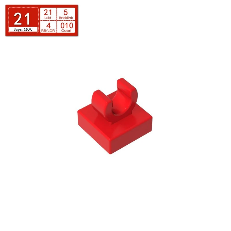 10개입 상단 클램프 플레이트 15712 12825 2555 93794 O형 1x1 빌딩 블록 보드 브릭 입자 퍼즐 DIY 장난감 부품