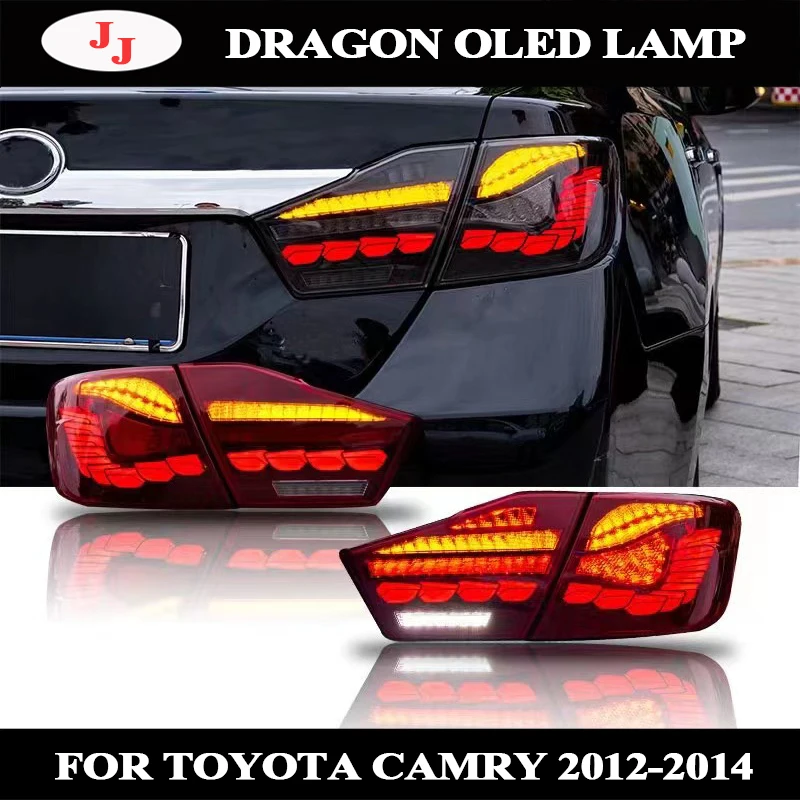 

Задний фонарь Dragon OLED для Toyota Camry 2012, 2013, 2014, для задних ходовых огней