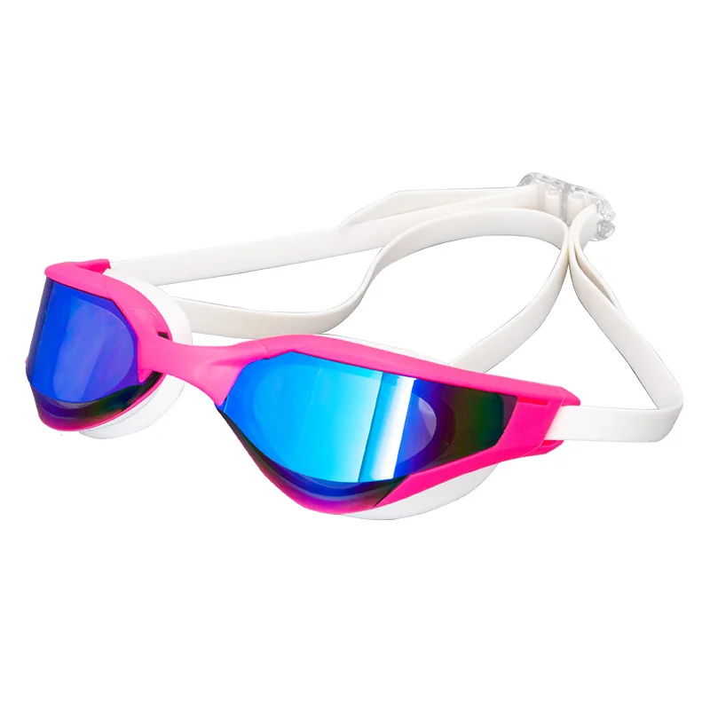 New Electroplated Swimming Glasses Adult Anti-fog Racing Swin Goggles High Quality Border Men and Women's Wholesale 2