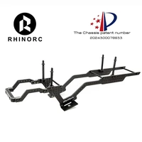 Rhino Crawler Frame Chassis Full Kit,With Capra Axles Driver Shaft Gear Box for 1/10 RC Crawler Car 2