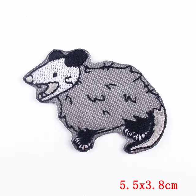 Funny Possum Patch Iron On Patches On Clothes Cute Animal Patches