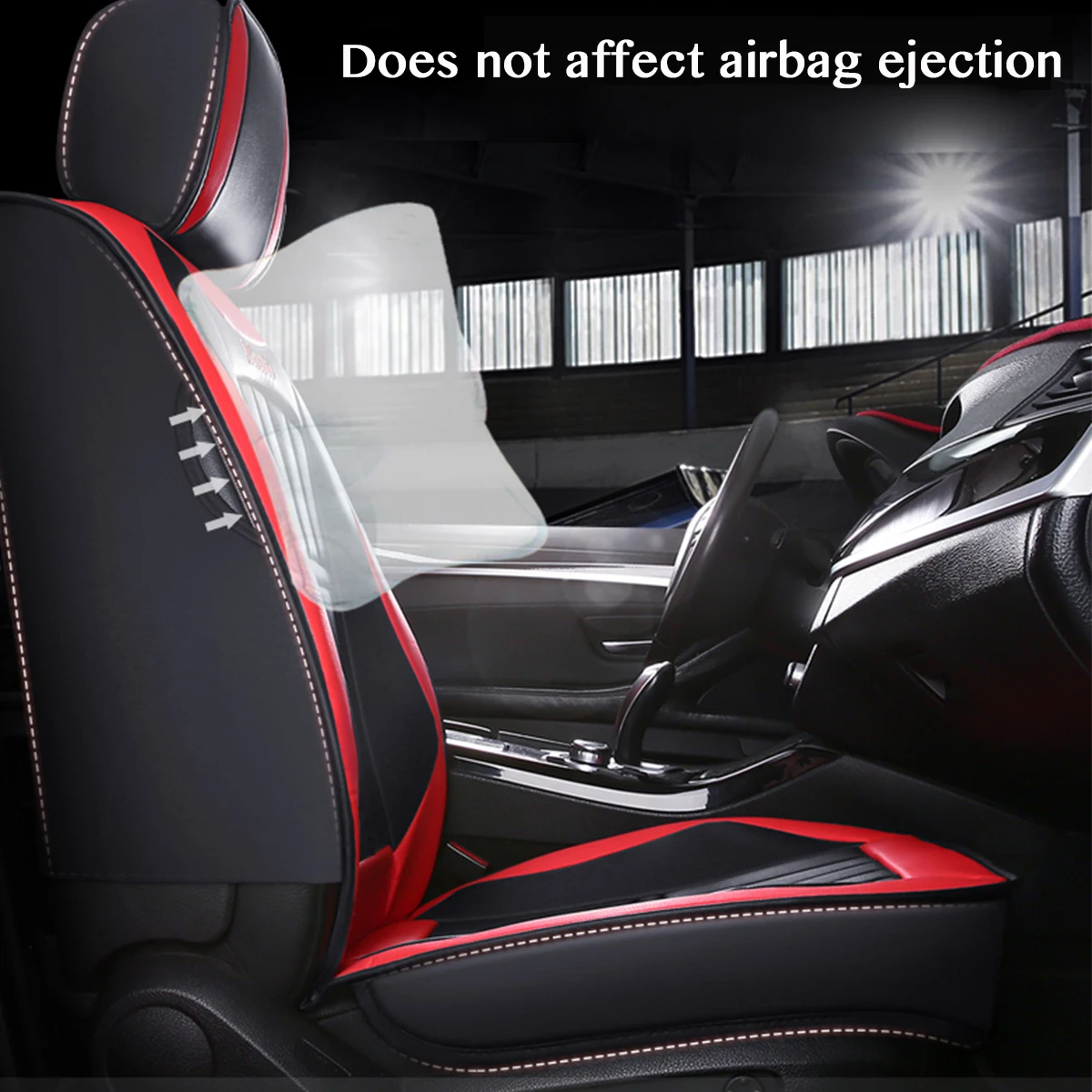 Universal PU Leather Car Seat Covers for 5 Seat SUV Trucks