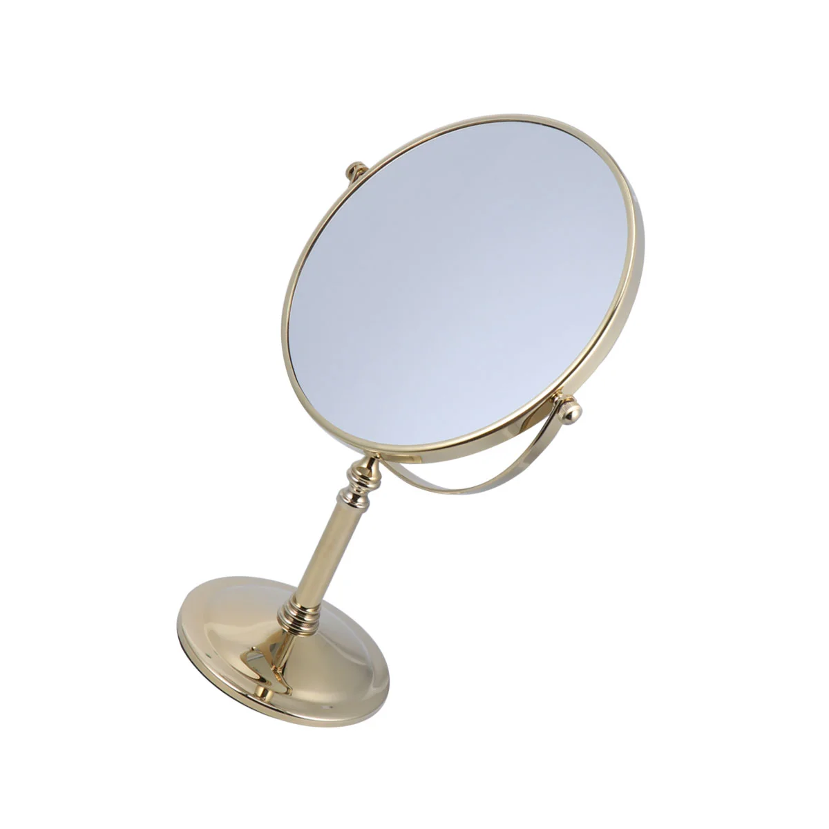 

Travel Vanity Vanity Magnifying Side Golden Table Double Magnification 3X Stand Swivel Home Two Bathroom Shaving