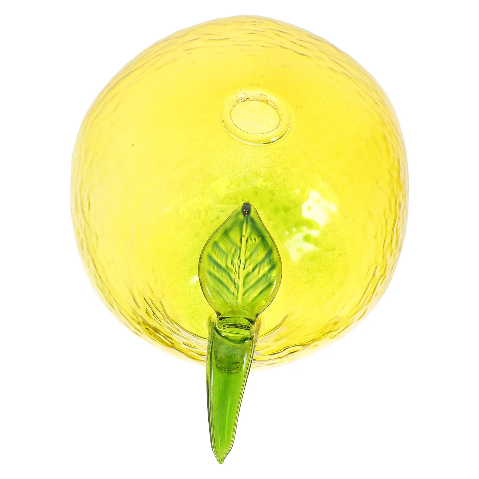 Glass Lemon Vase for Home Decoration Artistic Fruit Shaped Flower Vase Mini Glass Decor Vase for Kitchen Dining Room Flower Arra 6