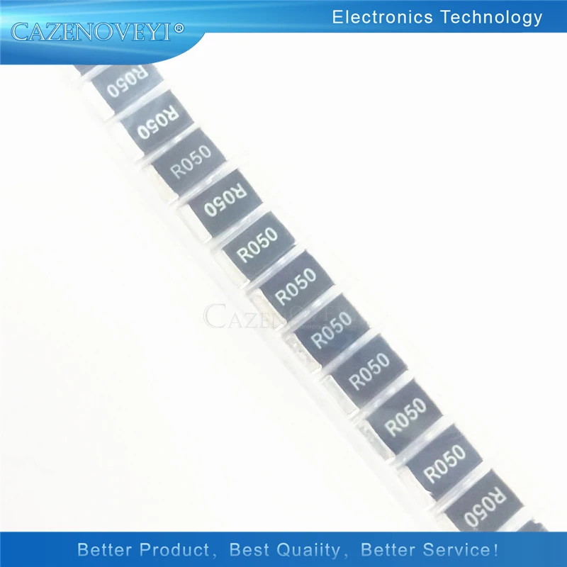

50 шт./лот 2512 SMD резистор 5% 0 Ом 1 Вт 0R