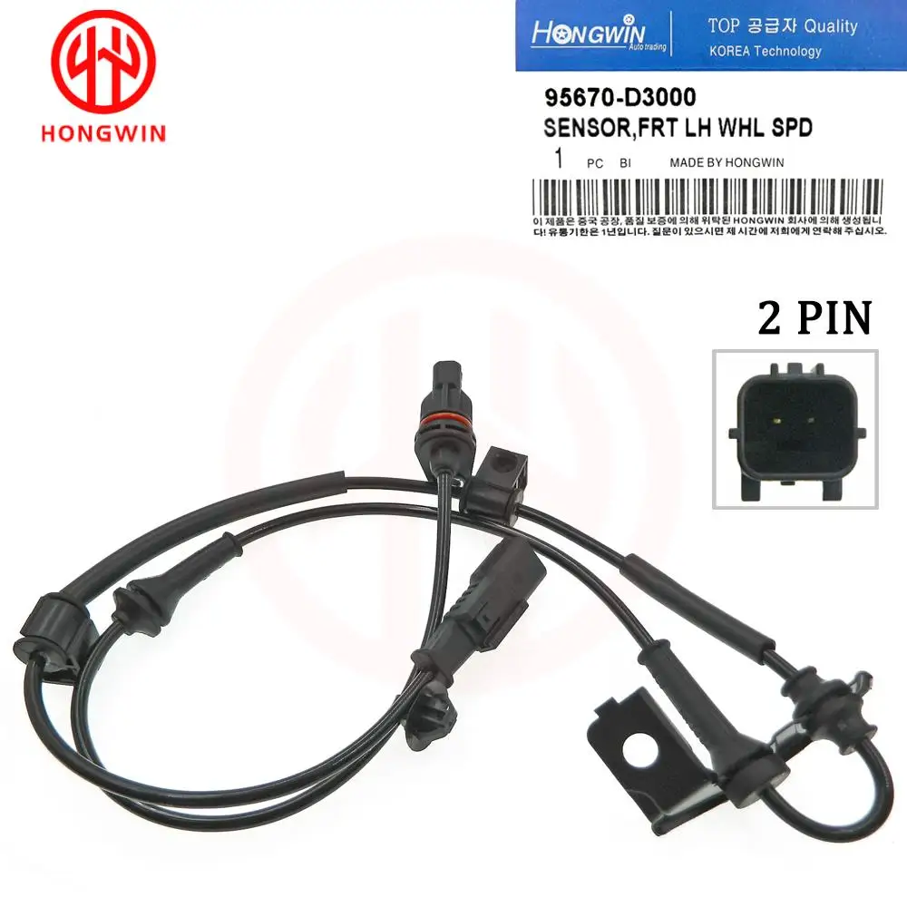 95671-D3000 95670-D3000 95671-F8000 Front Right Left ABS Speed Sensor for Hyundai Tucson-/ Kia Sportage-2.0L