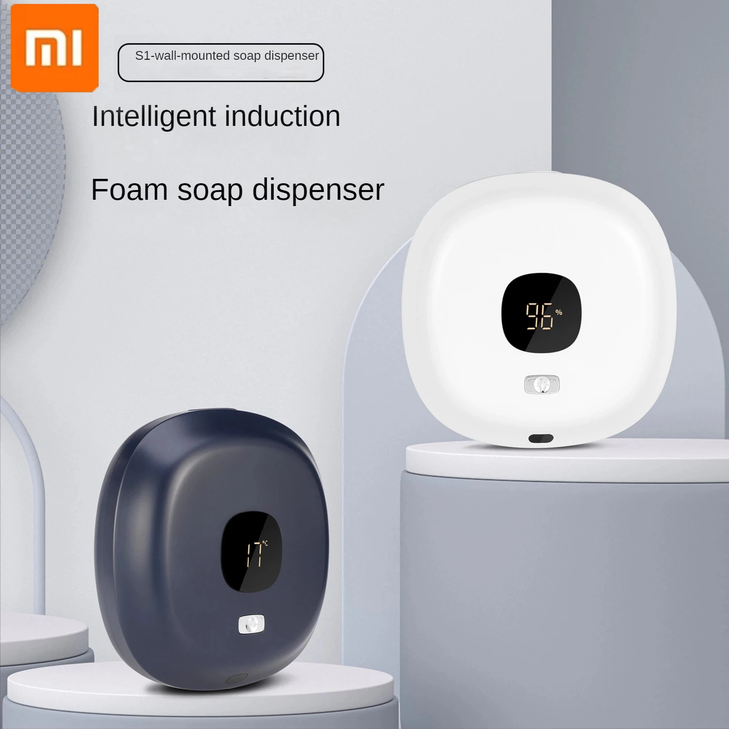 Wall Mounted Automatic Foam Dispenser Xiaomi Automatic Foam Soap