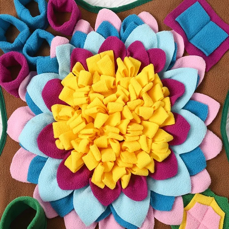 Find a snack in your pet's den Training Sniff pads Slow food pads Anti-choking and hide food training dogs and cats to sniff MAT