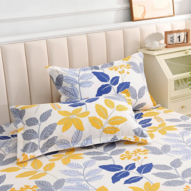 Description Picture 4 of itemBedding Pillowcase With Customizable Flowers Design, Adult Bedroom, Home Decor, Custom Size Cushion Cover, 70x70cm, 51x66cm, 1Pc
