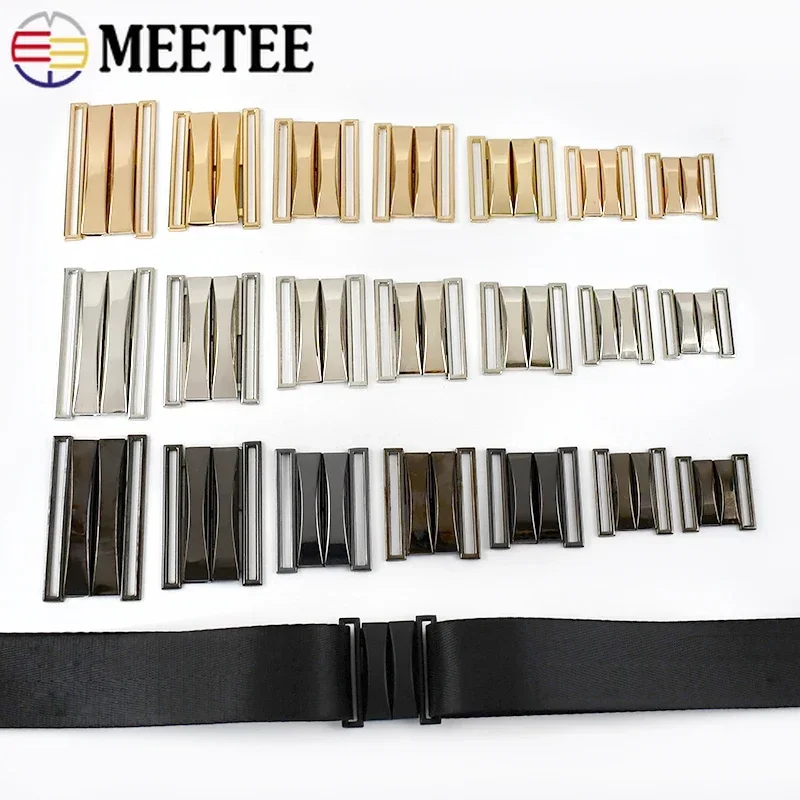 1Pc Meetee 30-70mm Metal Button Coat Belt Buckle Down Jacket Connector Clasp Pants Garment Decoration Hook Sewing Accessories