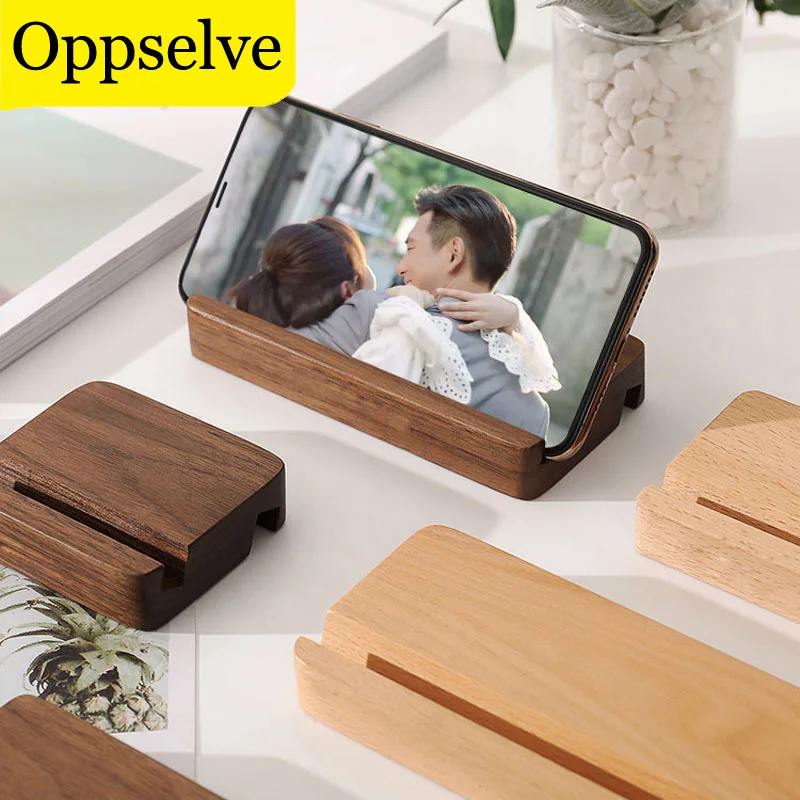 Universal Wooden Phone Holder For Iphone 11 Pro Max X Xs Mobile Phone
