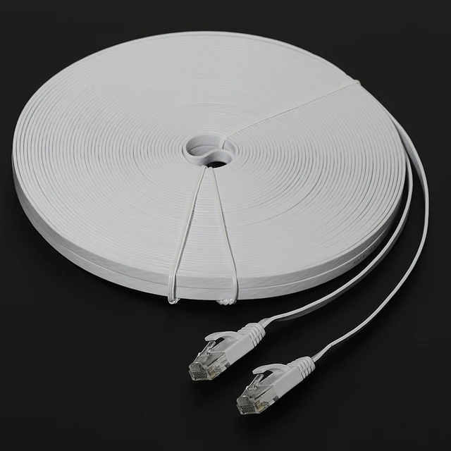 100 ft. CAT6 Ethernet Cable in White